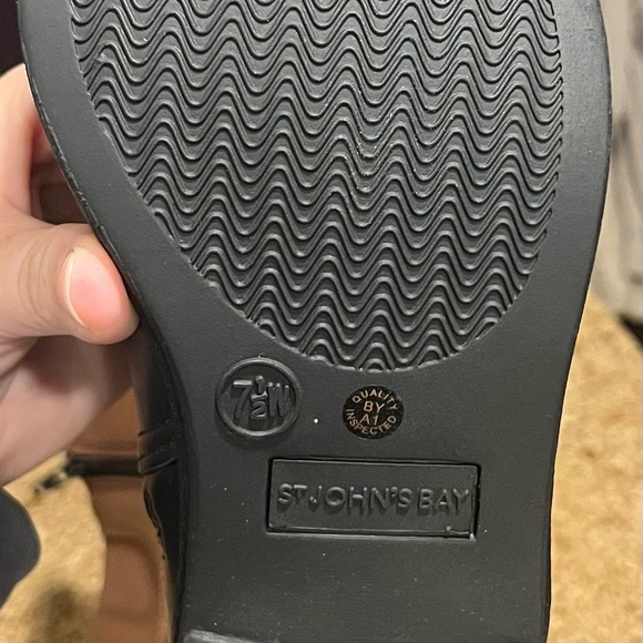 St John Bay Dan Wood Black Multi Boots - Picture 3 of 4